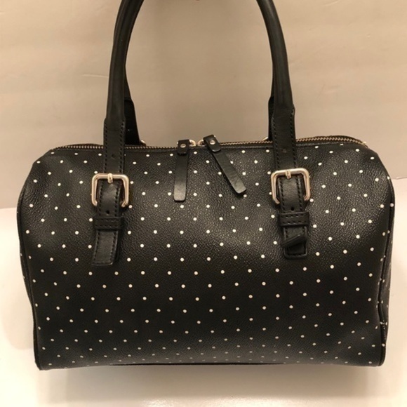 Kate spade black white polka dot bag wallet set - Picture 14 of 16